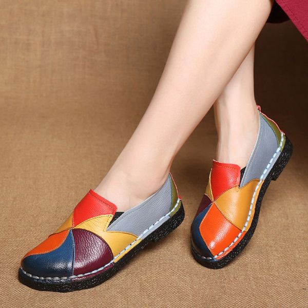 2020 new women flats soft bottom women loafers genuine leather mother shoes flat shoes moccasins ladies plus size 42, Black
2020 new women flats soft bottom women loafers genuine leather mother shoes flat shoes moccasins ladies plus size 42, Black