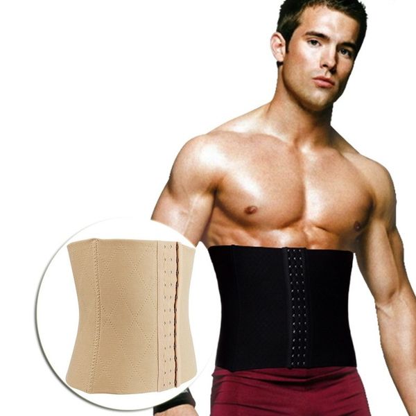 cloud hide slimming waist supports brace sports men fat compression strap body shapers waist trainer shapewear modeling belt, Black;gray 
cloud hide slimming waist supports brace sports men fat compression strap body shapers waist trainer shapewear modeling belt, Black;gray