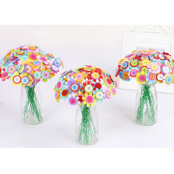 kindergarten colorful flower children diy buttons sewing craft scrapbooking christmas gift thanksgiving day
kindergarten colorful flower children diy buttons sewing craft scrapbooking christmas gift thanksgiving day