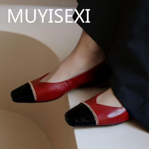 flat shoes women shallow square toe chain designer brand shoes genuine leather spring apricot black red thn15 muyisexi
flat shoes women shallow square toe chain designer brand shoes genuine leather spring apricot black red thn15 muyisexi