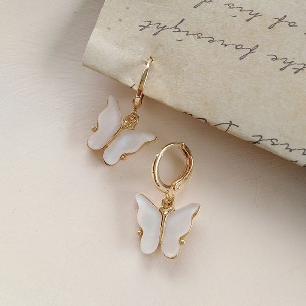 temperament lady charm simple fresh acrylic butterfly dangle earrings for sweet girl women fashion korean jewelry accessories, Silver
temperament lady charm simple fresh acrylic butterfly dangle earrings for sweet girl women fashion korean jewelry accessories, Silver