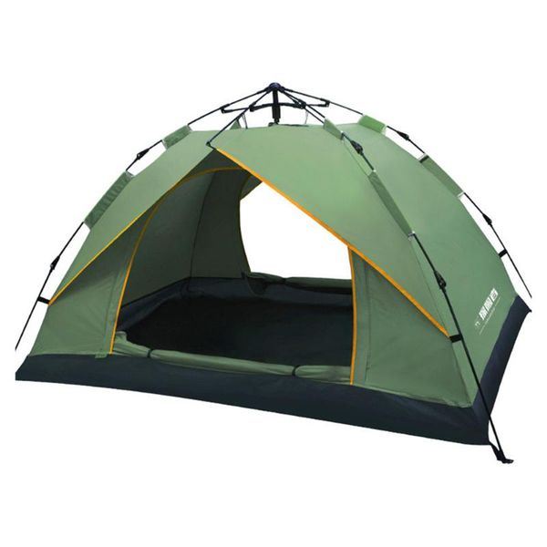 Tanxianzhe 3-4 Person Up Tent Automatic Instant Portable Cabana Beach With Doors On Both Sides For With Fiberglass Rods