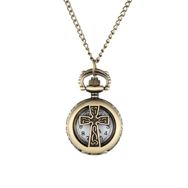 pocket watches vintage bronze crucifix cross hollow quartz watch necklace pendant women men's gifts lxh, Slivery;golden
pocket watches vintage bronze crucifix cross hollow quartz watch necklace pendant women men's gifts lxh, Slivery;golden