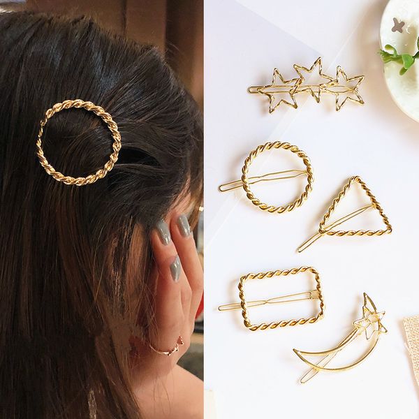 fashion women hairpins triangle hair clip pin metal geometric alloy starbarrette girl holder hair accessories wholesale, Golden;silver
fashion women hairpins triangle hair clip pin metal geometric alloy starbarrette girl holder hair accessories wholesale, Golden;silver