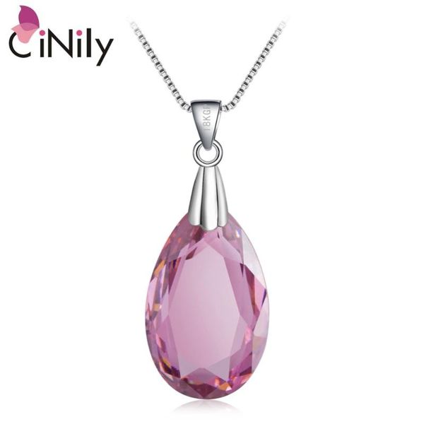 cinily pink & london blue stone long necklace & pendant white gold color tear drop dangle big charm wedding jewelry women grils, Silver
cinily pink & london blue stone long necklace & pendant white gold color tear drop dangle big charm wedding jewelry women grils, Silver