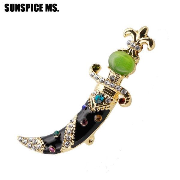 vintage persian machete brooch pins mount natural stones women ethnic enamel arabia knife brooches color crystal festival gifts, Gray
vintage persian machete brooch pins mount natural stones women ethnic enamel arabia knife brooches color crystal festival gifts, Gray