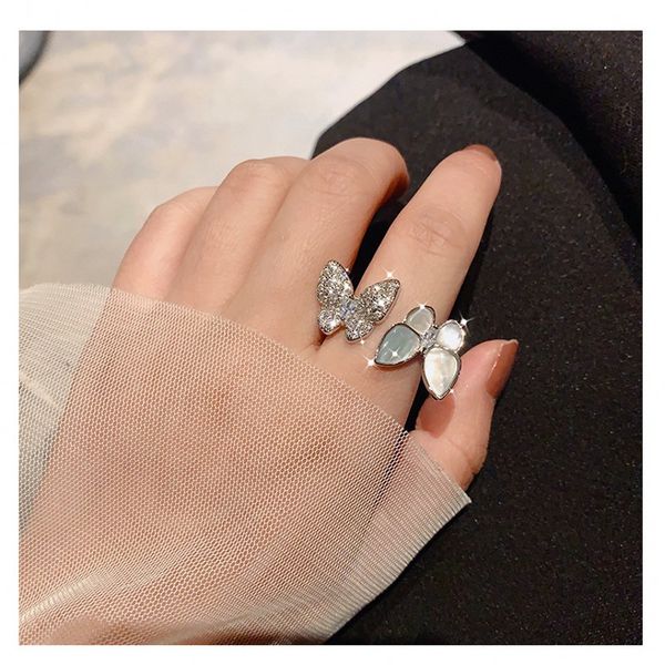 charm double butterfly ring crystal stone adjustable wedding rings for women bridal engagement band fashion jewelry, Slivery;golden
charm double butterfly ring crystal stone adjustable wedding rings for women bridal engagement band fashion jewelry, Slivery;golden