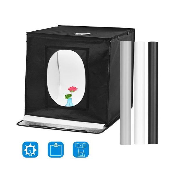 ес plug photo studio комплект тента photo box 24 * 24 * 24 дюймового 126pcs светодиодных ламп 5500k 3 цвета фоны настольной light box
ес plug photo studio комплект тента photo box 24 * 24 * 24 дюймового 126pcs светодиодных ламп 5500k 3 цвета фоны настольной light box