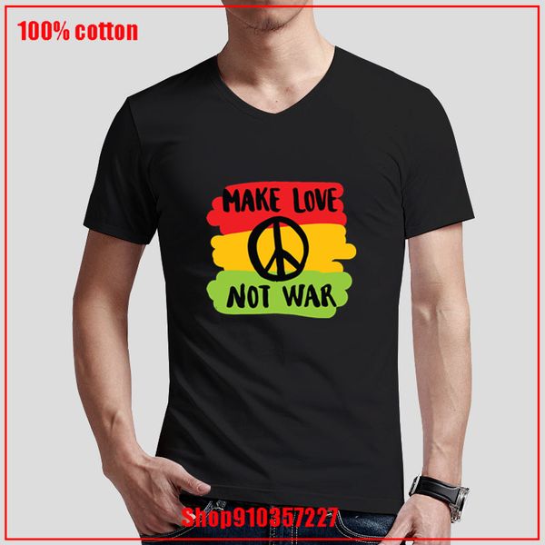 make love not war v-neck shirt all cotton most popular tshirt loose natural cotton creative design shirt
make love not war v-neck shirt all cotton most popular tshirt loose natural cotton creative design shirt