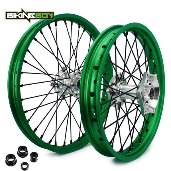 bikingboy 21" 19" 18" front rear wheels rims hubs + spacers for kx 250 450 f 2006-2020 kx125 kx250 2006-2013
bikingboy 21" 19" 18" front rear wheels rims hubs + spacers for kx 250 450 f 2006-2020 kx125 kx250 2006-2013