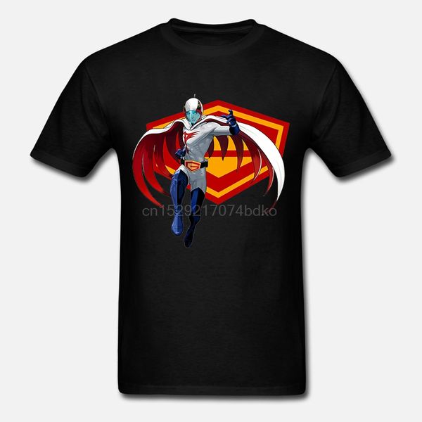 new gatchaman g-force classic cartoon anime men's grey t-shirt size s to 3xl