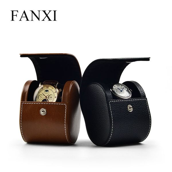 fanxi new pu leather storage box velvet insert red /black portable bag travel watch organizer with button mx200810, Black;white
fanxi new pu leather storage box velvet insert red /black portable bag travel watch organizer with button mx200810, Black;white