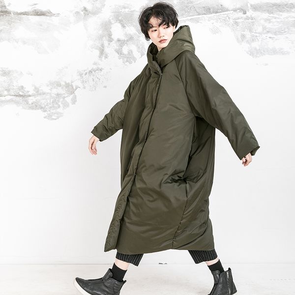 women's down & parkas plus size supuer longer coats winter oversized bat sleeved fluffy duck coat female hooded warm f2141, Black
women's down & parkas plus size supuer longer coats winter oversized bat sleeved fluffy duck coat female hooded warm f2141, Black