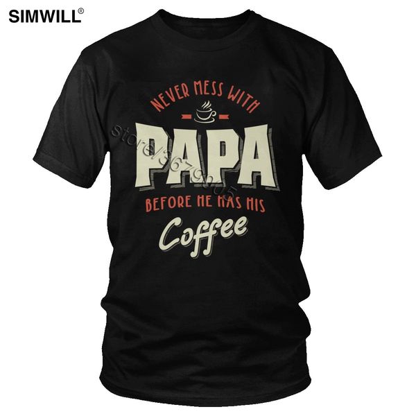 funny never mess with papa before he has coffee t shirt short sleeve tee men summer cotton t-shirt fathers day gift
funny never mess with papa before he has coffee t shirt short sleeve tee men summer cotton t-shirt fathers day gift