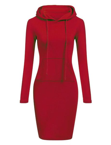 2020 fashion women casual solid color long sleeve drawstring hoodie dress with pocket slim hooded pullover sweatshirt dress, Black
2020 fashion women casual solid color long sleeve drawstring hoodie dress with pocket slim hooded pullover sweatshirt dress, Black