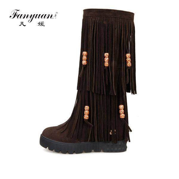 boots fanyuan flock winter women high heels over the knee bota shoes fringe tassels fashion long woman 34-44, Black
boots fanyuan flock winter women high heels over the knee bota shoes fringe tassels fashion long woman 34-44, Black