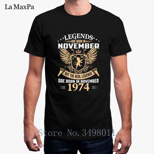 men's t shirt legends are born in november 1974 men's tshirt clothing cotton fitness t-shirt men
men's t shirt legends are born in november 1974 men's tshirt clothing cotton fitness t-shirt men