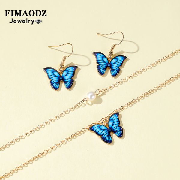 fimaodz gold color butterfly jewelry set charms animal colorful butterfly necklace and earings sets fashion exquisite gift 2020, Silver
fimaodz gold color butterfly jewelry set charms animal colorful butterfly necklace and earings sets fashion exquisite gift 2020, Silver