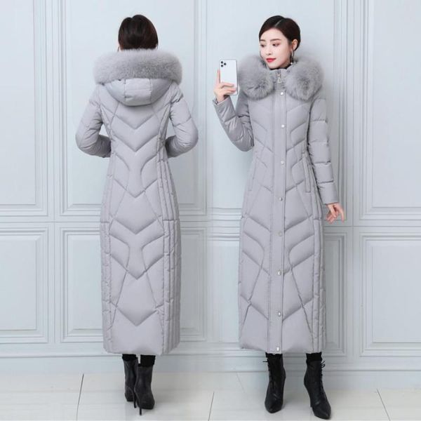 4xl 125cm ankle length real fur hooded fluffy down coats female winter fashion big fur collar thicker warm down coat f2199, Black
4xl 125cm ankle length real fur hooded fluffy down coats female winter fashion big fur collar thicker warm down coat f2199, Black