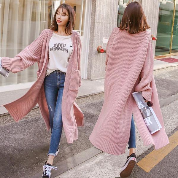 casual streetwear lantern sleeve korean long stitch sweater fashion woman oversize cardigan warm knitting loose coat, White;black
casual streetwear lantern sleeve korean long stitch sweater fashion woman oversize cardigan warm knitting loose coat, White;black