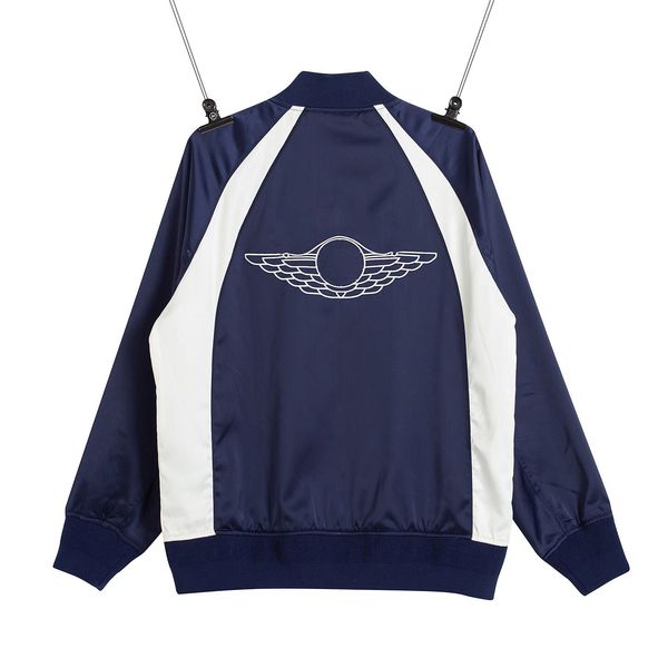 20fw color matching splice bomber jacket embroidery men women spring autumn flight jacket outdoor fashion high street outwear hfymjk373, Black;brown
20fw color matching splice bomber jacket embroidery men women spring autumn flight jacket outdoor fashion high street outwear hfymjk373, Black;brown