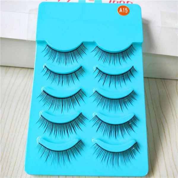 false eyelashes 5pairs/set natural black long sparse cross fake eye lashes extensions makeup tools fales
false eyelashes 5pairs/set natural black long sparse cross fake eye lashes extensions makeup tools fales
