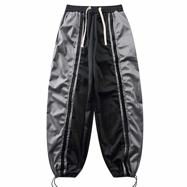 2020ss streetwear pant man hip hop patchwork men trousers loose oversized joggers baggy track pants, Black
2020ss streetwear pant man hip hop patchwork men trousers loose oversized joggers baggy track pants, Black