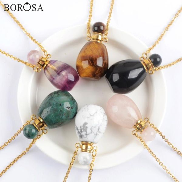 3pcs gems stones essential oil bottle necklace tiger eye fluorite agates perfume bottle pendant necklace 19''copper chain wx1607, Silver
3pcs gems stones essential oil bottle necklace tiger eye fluorite agates perfume bottle pendant necklace 19''copper chain wx1607, Silver