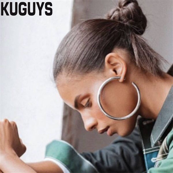 kuguys gold silver color round large earrings for womens jewelry trendy vintage hyperbole metal hoop earring party accessories, Golden;silver
kuguys gold silver color round large earrings for womens jewelry trendy vintage hyperbole metal hoop earring party accessories, Golden;silver