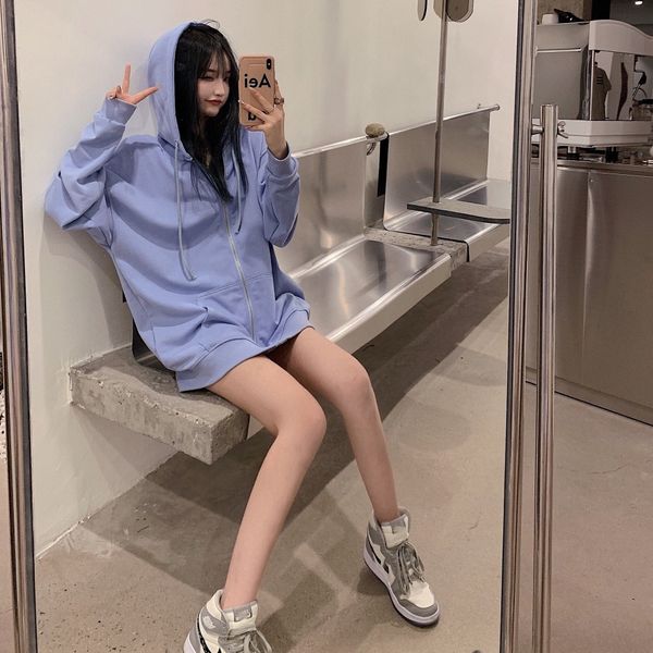2020 autumn new loose hooded 2020 autumn new loose coat zipperzipper zipper hooded coat mupfn, Black
2020 autumn new loose hooded 2020 autumn new loose coat zipperzipper zipper hooded coat mupfn, Black