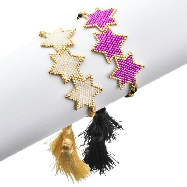 zmzy fashion weaving pulseiras friendship bracelets handmade miyuki bracelet boho chic women bracelet star tassel jewelry, Golden;silver
zmzy fashion weaving pulseiras friendship bracelets handmade miyuki bracelet boho chic women bracelet star tassel jewelry, Golden;silver