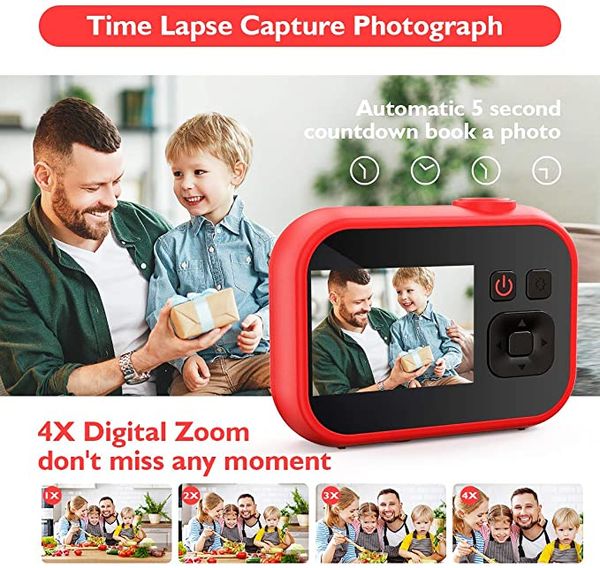 digital children camera 1080p high-resolution 2.0 inch lcd screen 4x zoom children creative educational toy pgraphy training
digital children camera 1080p high-resolution 2.0 inch lcd screen 4x zoom children creative educational toy pgraphy training