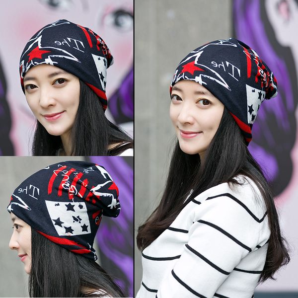 korean new fashion hats for women girls headgear star letter design hip-skullies beanies winter autumn multipurpose cap, Blue;gray
korean new fashion hats for women girls headgear star letter design hip-skullies beanies winter autumn multipurpose cap, Blue;gray