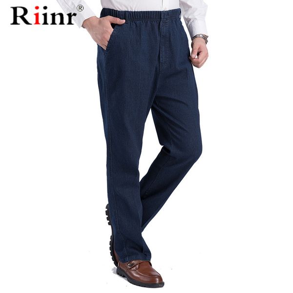 riinr 2020 new classic men's elastic waist jeans casual jeans male business style trousers fashion man straight pants size puls, Blue
riinr 2020 new classic men's elastic waist jeans casual jeans male business style trousers fashion man straight pants size puls, Blue