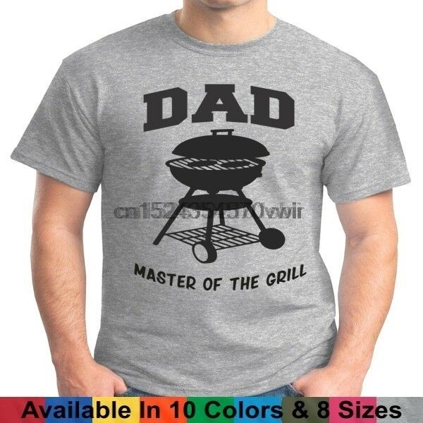 dad master of the grill weber bbq bar b que fathers day gift tee t shirt