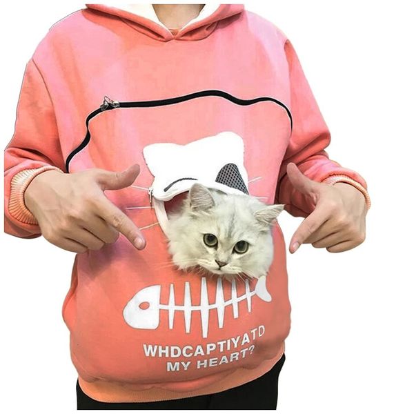 2020 winter women hooded sweatshirts womens sweatshirt animal pouch hood carry cat breathable pullover sweatshirts, Black
2020 winter women hooded sweatshirts womens sweatshirt animal pouch hood carry cat breathable pullover sweatshirts, Black