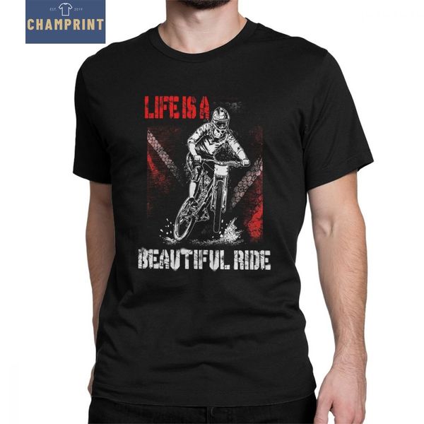 life is a beautiful ride t-shirts mtb mountain bike biker man's t shirt purified cotton short sleeved tees classic fit clothes
life is a beautiful ride t-shirts mtb mountain bike biker man's t shirt purified cotton short sleeved tees classic fit clothes