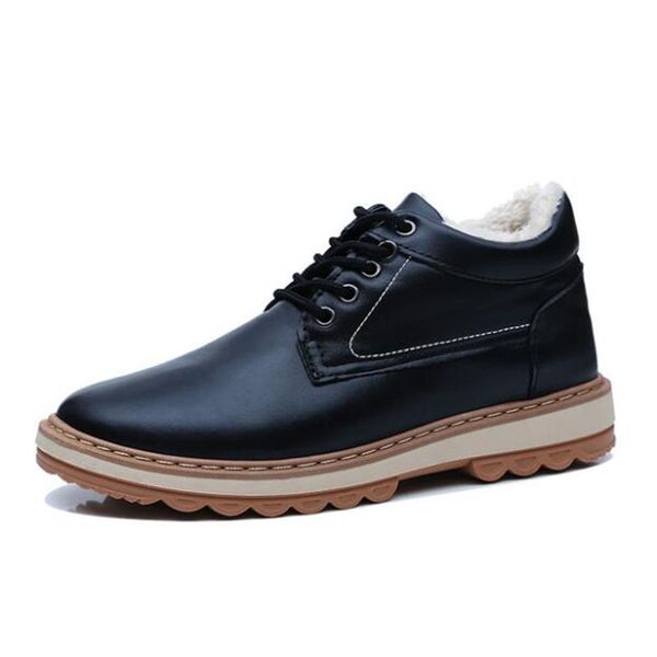 2020 winter new classic british style waterproof comfortable plus velvet warm thick tide youth wild round men's snow boots, Black
2020 winter new classic british style waterproof comfortable plus velvet warm thick tide youth wild round men's snow boots, Black