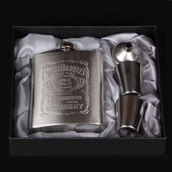 7oz portable stainless steel hip flask flagon whiskey wine pot bottle funnel cup travel tour classic drinkware t200216 
7oz portable stainless steel hip flask flagon whiskey wine pot bottle funnel cup travel tour classic drinkware t200216
