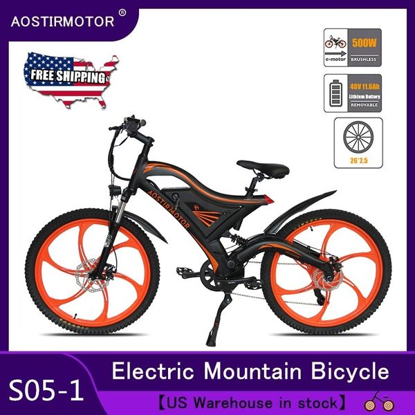 aostirmotor electric bike 500w cruiser bike ebike al alloy electric bicycle beach bike 36v 11.6a lithium battery us warehousing, Silver;blue
aostirmotor electric bike 500w cruiser bike ebike al alloy electric bicycle beach bike 36v 11.6a lithium battery us warehousing, Silver;blue