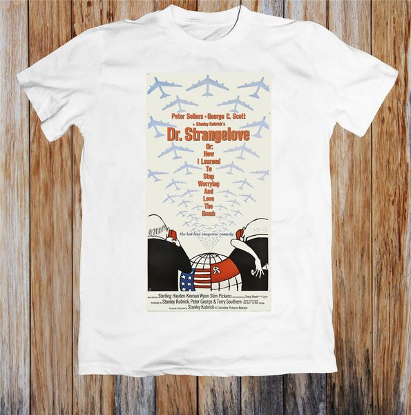 dr strangelove 1960s retro movie poster t shirt latest new style tee shirt