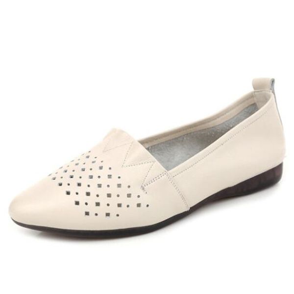 2020 new summer pointed hollow shallow flat shoes breathable genuine leather shoes soft bottom casual women large size, Black
2020 new summer pointed hollow shallow flat shoes breathable genuine leather shoes soft bottom casual women large size, Black