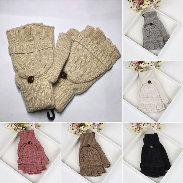 five fingers gloves women winter flip knitting half finger hand warmer mittens solid color soft cotton high quality, Blue;gray
five fingers gloves women winter flip knitting half finger hand warmer mittens solid color soft cotton high quality, Blue;gray