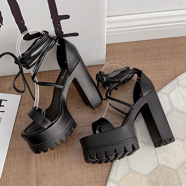 women's sandals for women and ladies summer high chunky heel ankle strap sandals women shoes -2020-2, Black
women's sandals for women and ladies summer high chunky heel ankle strap sandals women shoes -2020-2, Black