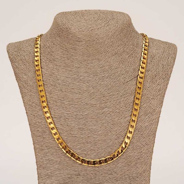 bangrui 60cm&21cm womens mens chain golden plated chain curb link yellow gold filled bracelet jewelry, Silver
bangrui 60cm&21cm womens mens chain golden plated chain curb link yellow gold filled bracelet jewelry, Silver