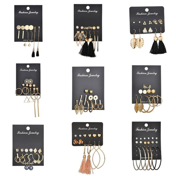 quality 39 styles fashion long tassel stud earrings set for women bohemian geometric earring christmas brincos female jewelry
quality 39 styles fashion long tassel stud earrings set for women bohemian geometric earring christmas brincos female jewelry