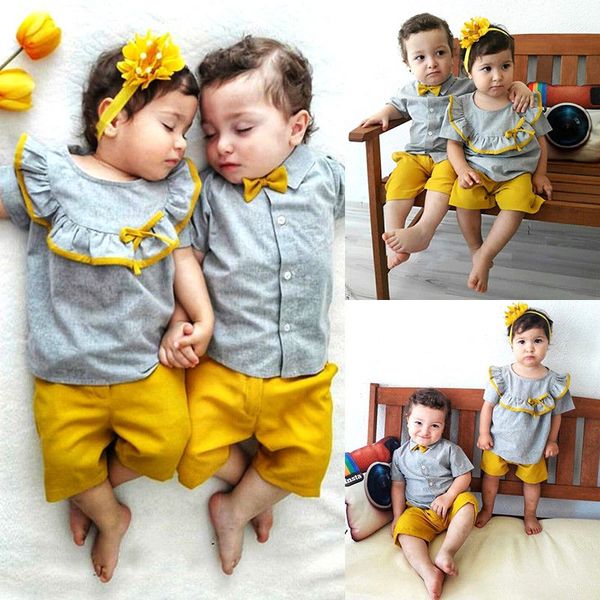 cute baby girl&boy clothes kids big&little sister brother ruffle t-shirt+shorts newborn clothes outfits infant clothing set, White
cute baby girl&boy clothes kids big&little sister brother ruffle t-shirt+shorts newborn clothes outfits infant clothing set, White