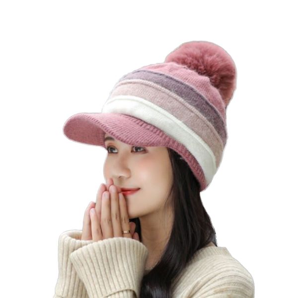 new winter pompom hat for women spring cotton knitted baseball cap with pompon brand visor caps ladies skullies beanies, Blue;gray
new winter pompom hat for women spring cotton knitted baseball cap with pompon brand visor caps ladies skullies beanies, Blue;gray