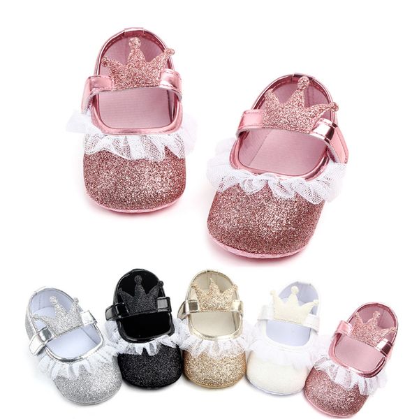 first walkers sequined baby girl crown shoes lacy kids toddlers moccasins bling princess summer spring soft sole footwear
first walkers sequined baby girl crown shoes lacy kids toddlers moccasins bling princess summer spring soft sole footwear