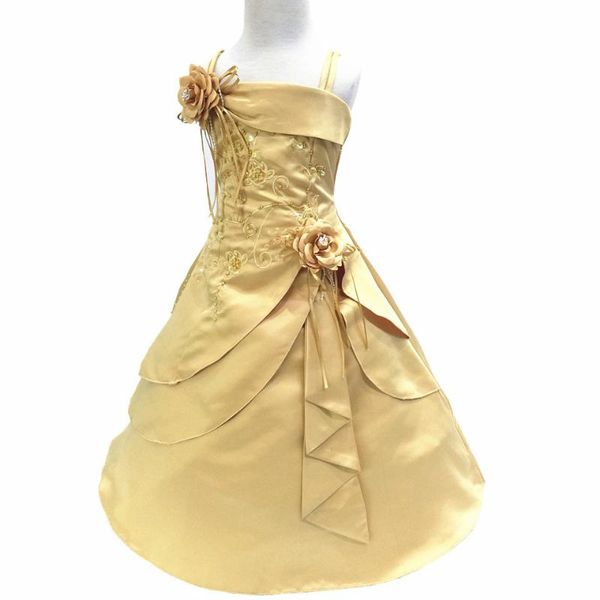 gorgeous flower girl dresses with hoop inside kid embroidery satin beaded long party graduation gown baby girl clothes vestido, Red;yellow
gorgeous flower girl dresses with hoop inside kid embroidery satin beaded long party graduation gown baby girl clothes vestido, Red;yellow